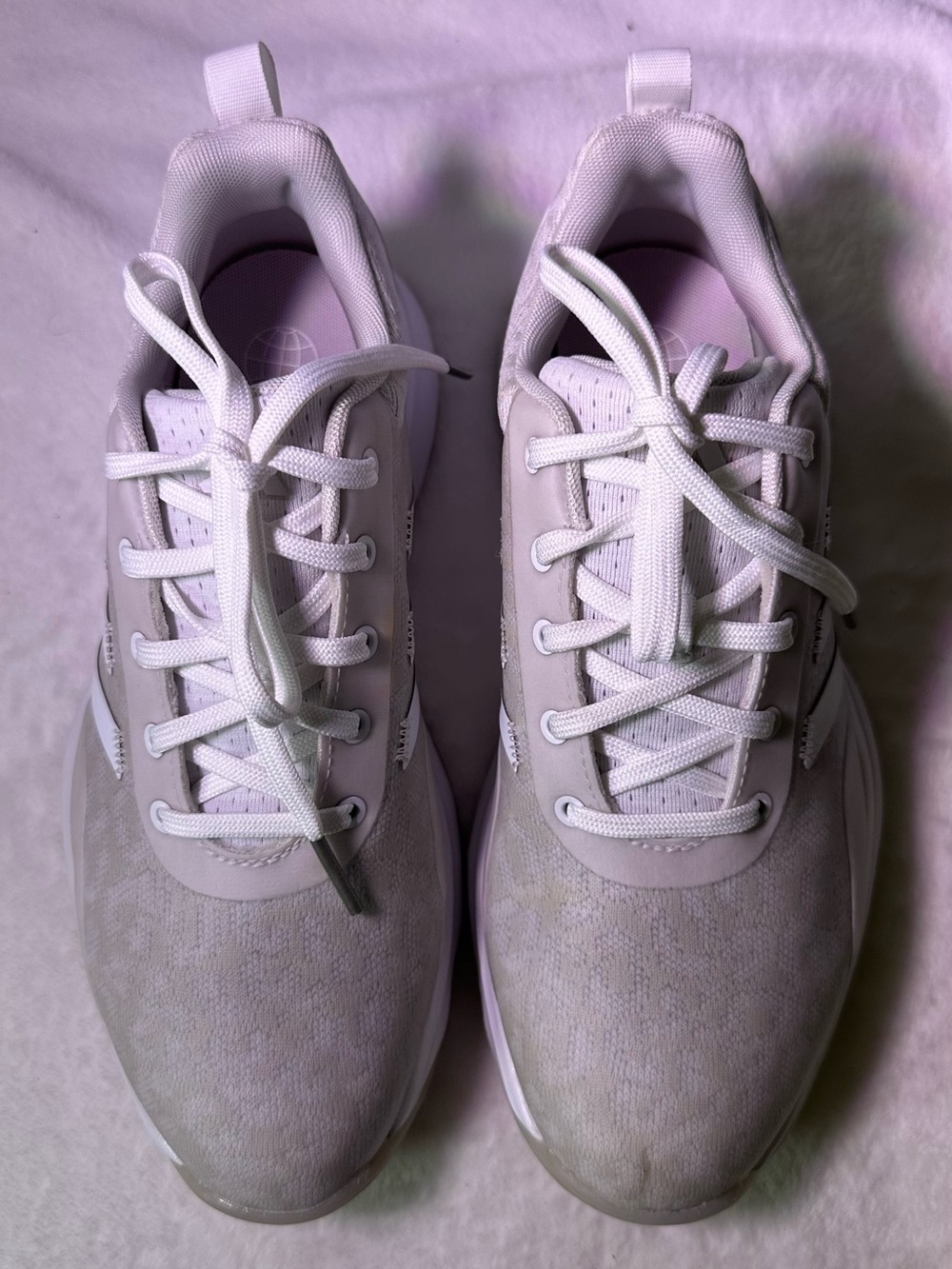 adidas Women's White Athletic Sneakers - Picture 4 of 10